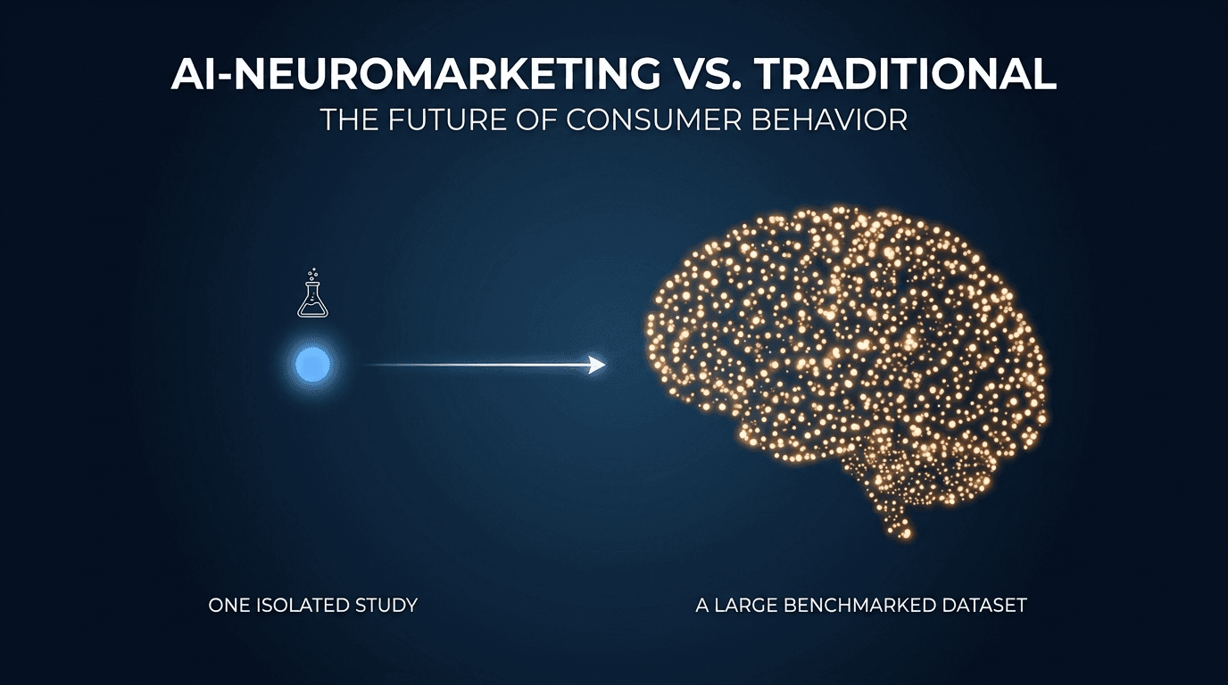 AI Neuromarketing vs. Traditional: The Real Difference Is the Dataset